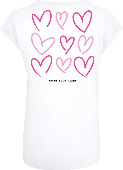 Actual product image Mister Tee MisterTee Always Trust Your Heart Ladies Extended Shoulder Tee - 194807 (L)