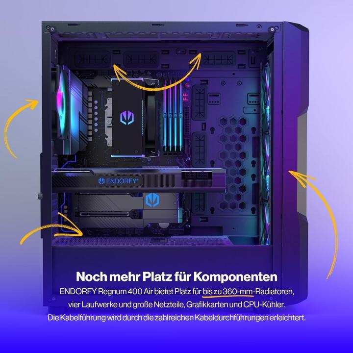 Produktbild Endorfy Regnum 400 Argb-Gehäuse (ATX, mATX, Mini-ITX)