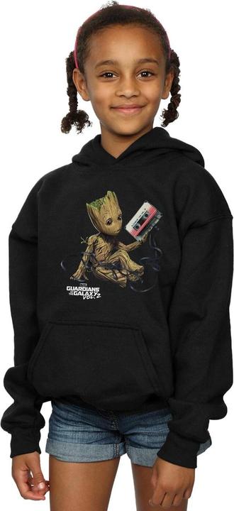 Immagine prodotto Guardians Of The Galaxy Groot Tape Felpa con Cappuccio Ragazze (140, 146)