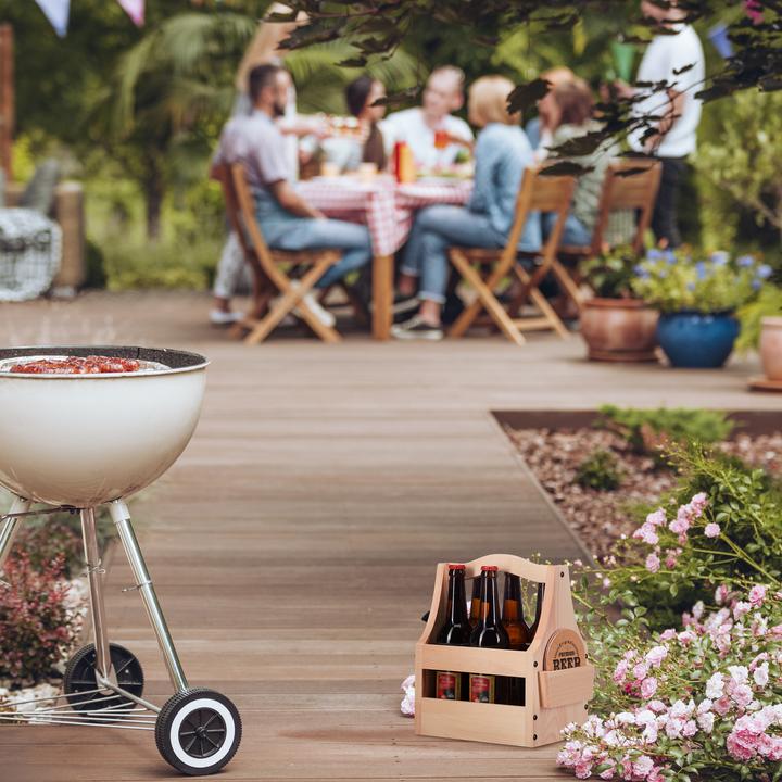 Image du produit Relaxdays Porte-bière (1 x, 28.5 x 16 x 30 cm)