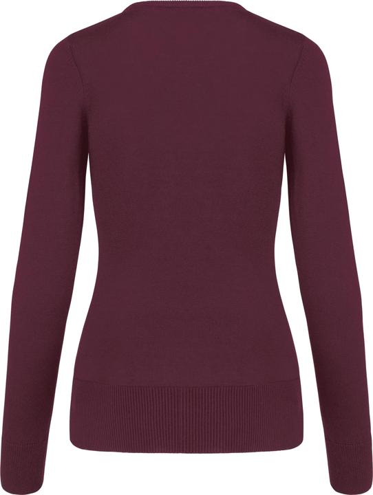 Produktbild Kariban Damen V-Ausschnitt Pulli (XXL)