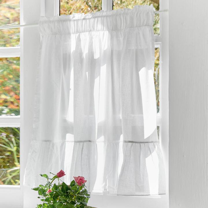 Immagine prodotto Loberon Tenda in vetro bianco Tomé (70 x 45 cm)
