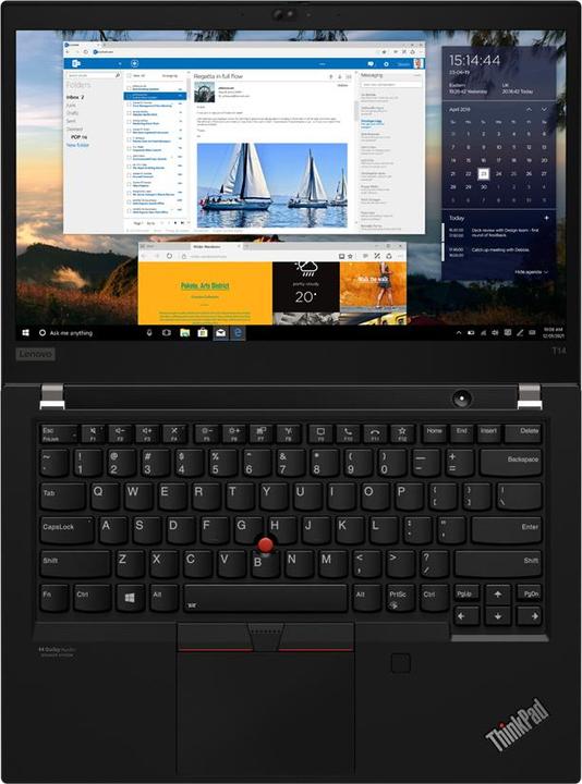 Image du produit Lenovo ThinkPad T14 Gen 2 (14", 256 Go, 16 Go, ING. Int., Intel Core i5-1135G7)