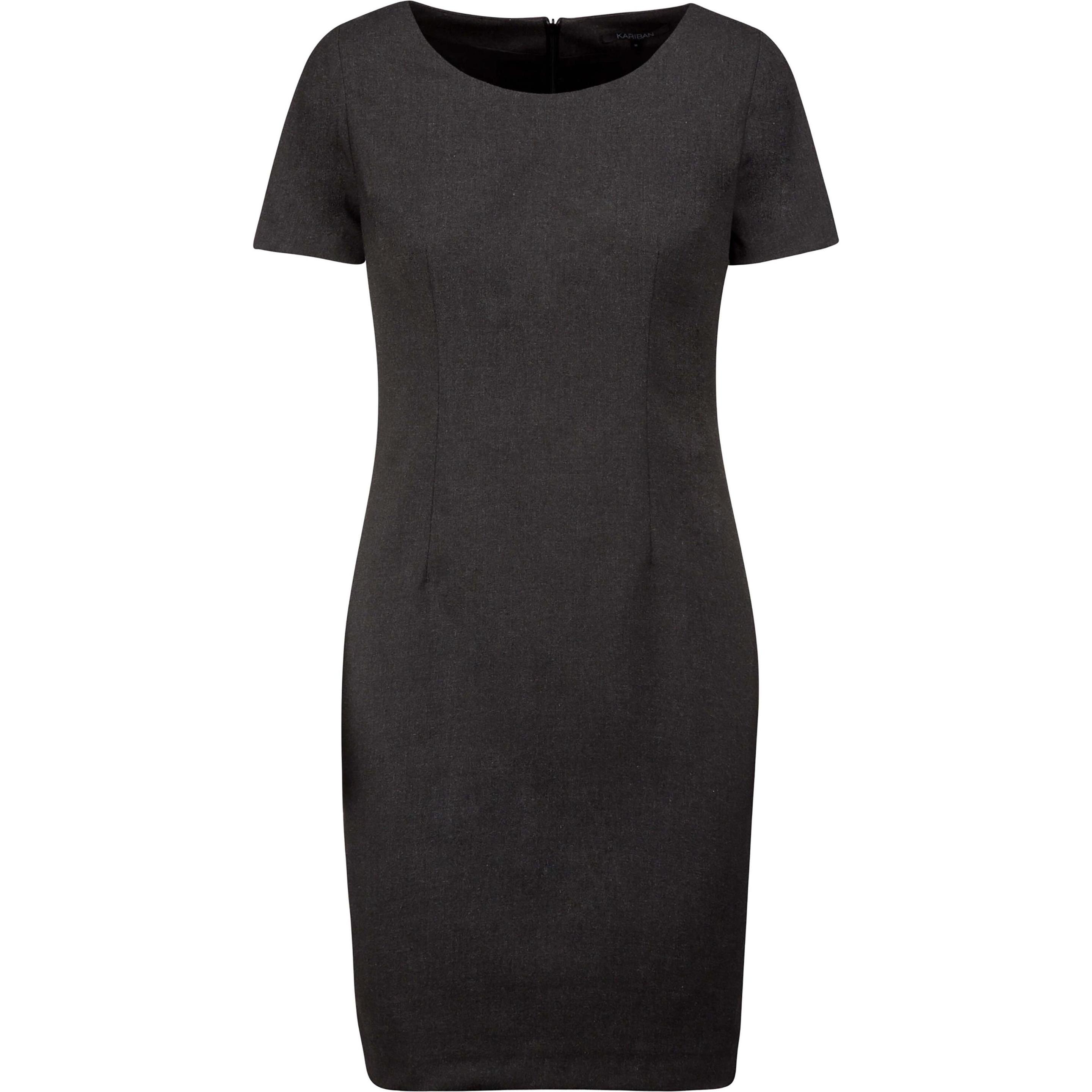 Kariban, Damen, Kleider, manches Courtes, Schwarz, (36)
