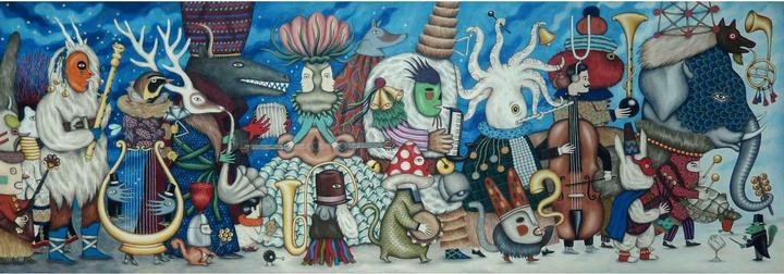 Image du produit Djeco Puzzle Gallery Fantasy Orchestra 500 pièces (500 pièces)