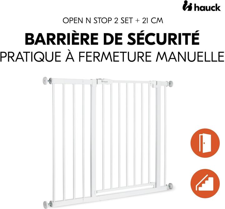 Actual product image Hauck Open N Stop 2 Set + 21 cm White (96 - 101 cm)