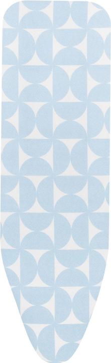 Image du produit Brabantia Housse de planche à repasser Fresh Breeze 124 x 38 cm, Bleu clair