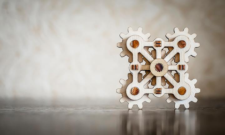 Actual product image Eco Wood Art EWA Wooden 3D Puzzle Mini Twister (18 pieces)