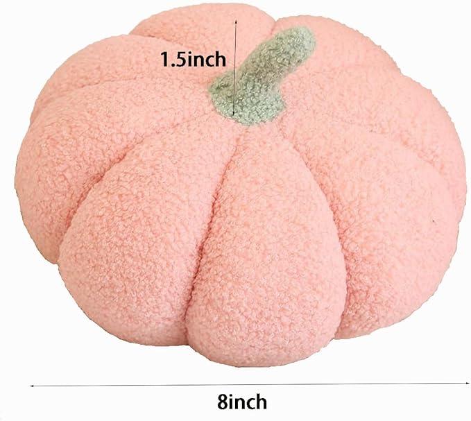 Image du produit Alopini Oreiller en peluche citrouille - Oreiller décoratif pour la maison - Convient aux nourrissons et