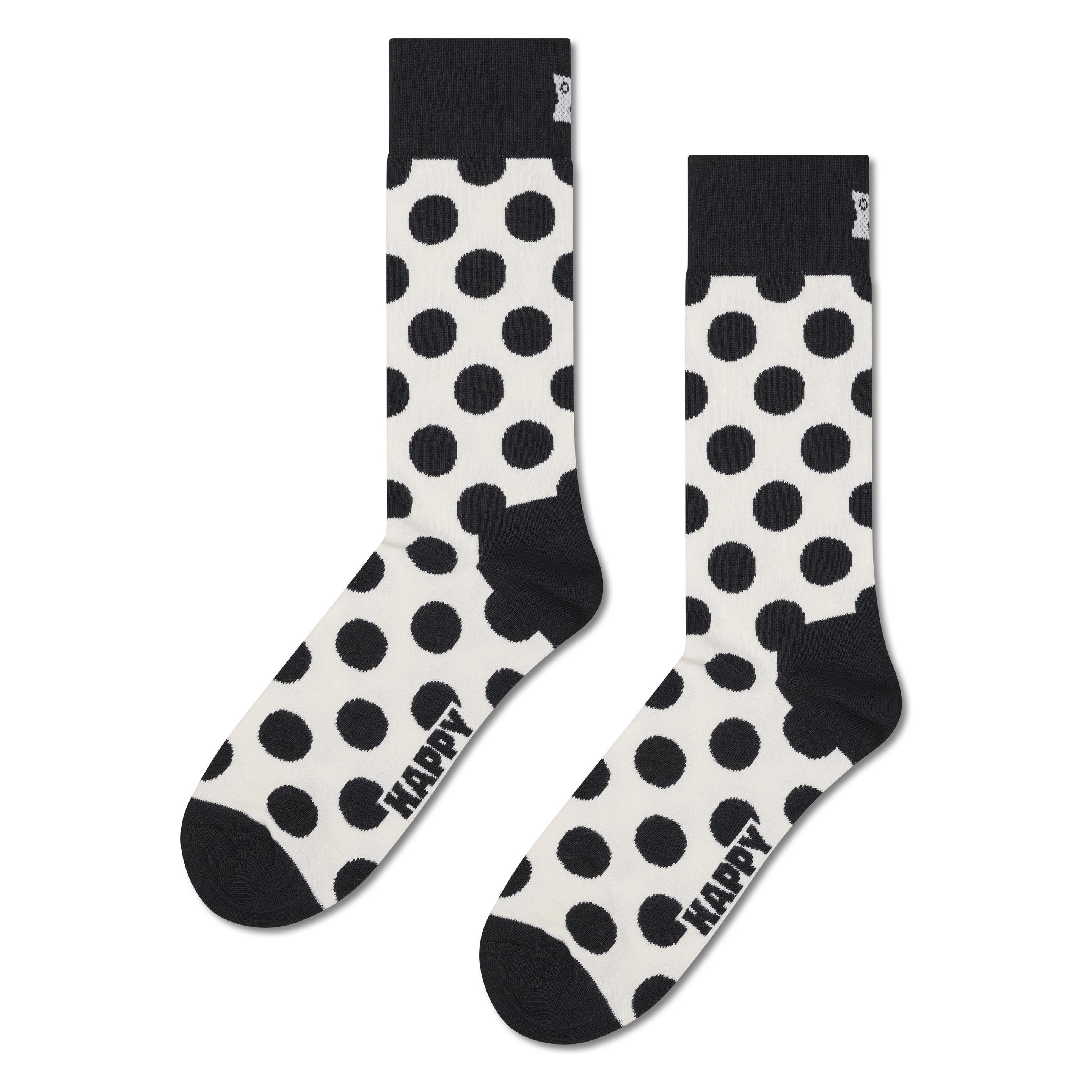 Happy Socks, Damen, Socken, Big Dot Sock, Weiss, (Einzelpack, 41 - 46)