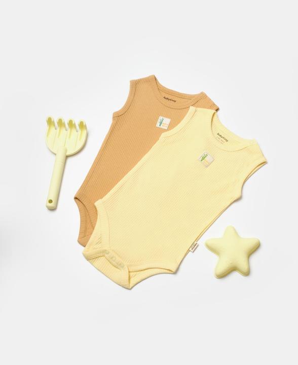 Produktbild BabyCosy Body. ärmellos. 2 Pack (80)