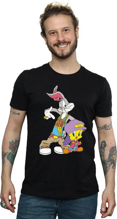 Immagine prodotto Looney Tunes Bugs And Tweety Hip Hop Maglietta Uomo (4XL)