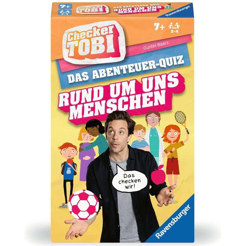 Ravensburger 22492 - Checker Tobi Rund um die Welt - Das Abenteuerquiz für Kinder ab 7 Jahren, Quiz (Deutsch)