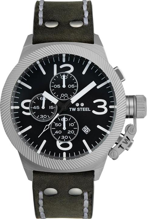 Produktbild TW-Steel CS105 Canteen Chronograph Herrenuhr 45mm 10ATM (Chronograph, 45 mm)