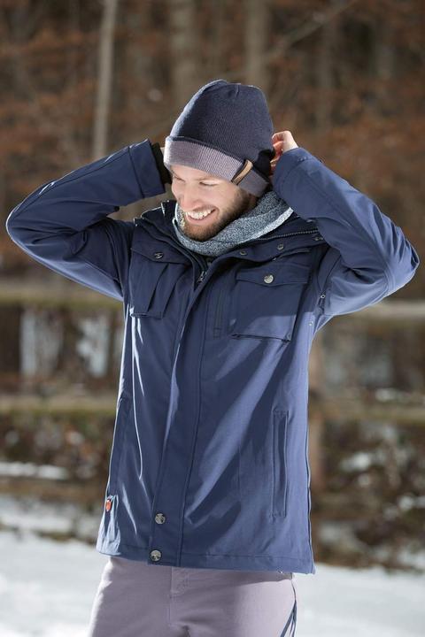 Immagine prodotto HKM Giacca softshell 3 in 1 impermeabile con capuccio integrato e tasche