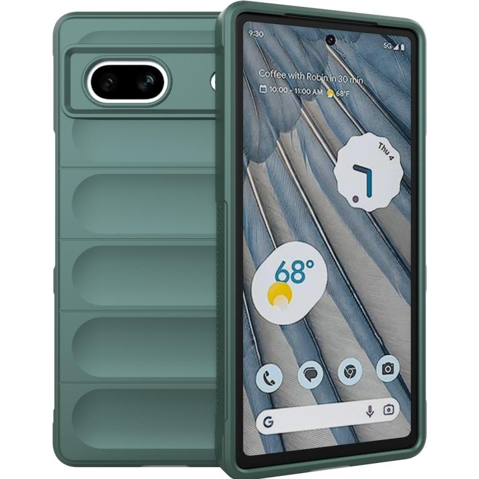 Screenguard CloudCase Google Pixel 7a TPU Hülle (Google Pixel 7a), Smartphone Hülle, Grün