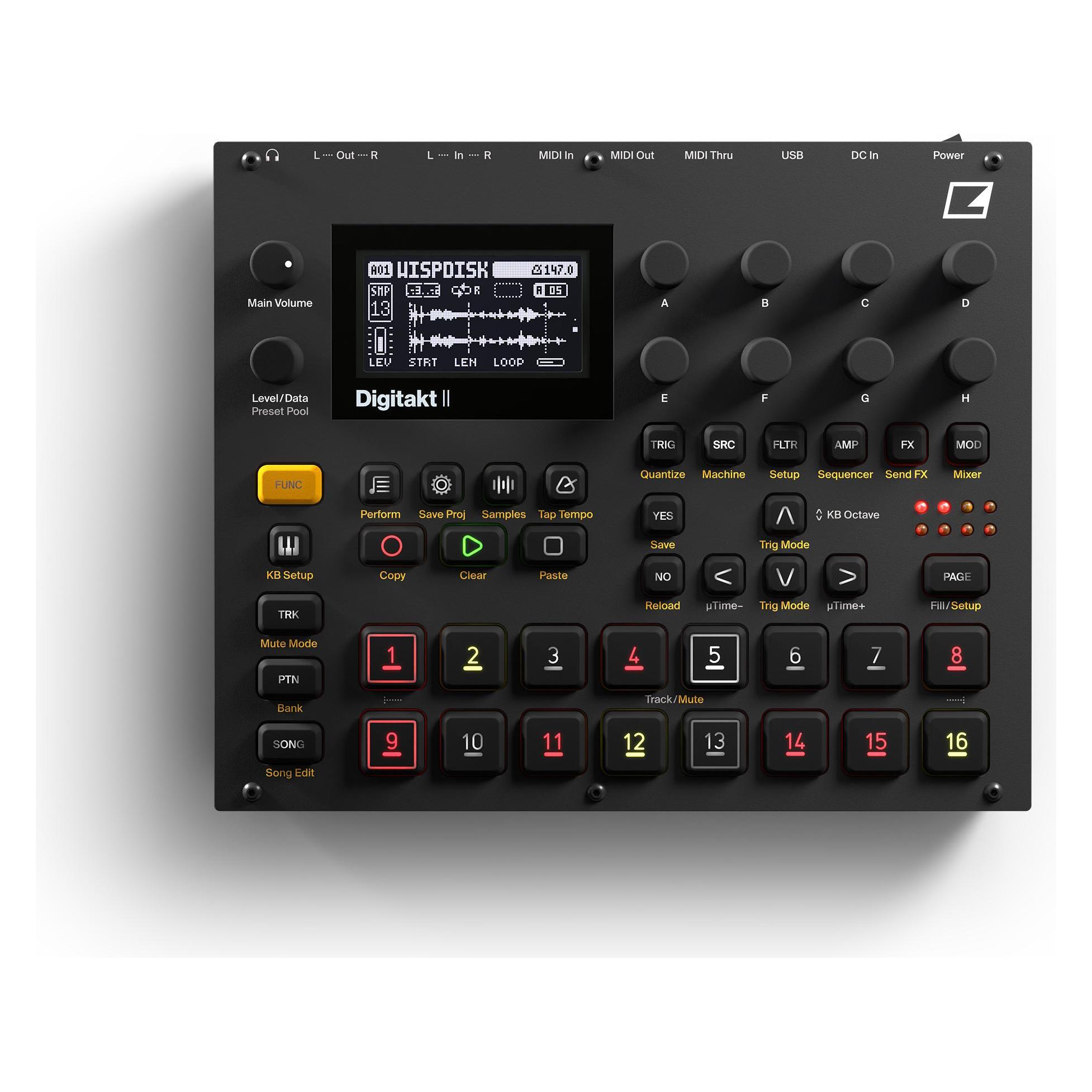 Elektron Digitakt Ii, Samenstellers, Zwart