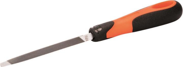 Produktbild Bahco Konische ERGO-Sägefeile mit Zweikomponenten-Griff, Halbschlichthieb, 125 mm (Hieb 2, 125 mm)