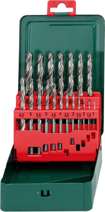Produktbild Metabo Spiralbohrer-Set (1 mm, 1.5 mm, 10 mm, 2 mm, 2.5 mm, 3 mm, 3.5 mm, 4 mm, 4.5 mm, 5 mm, 5.5 mm, 6 mm, 6.5 mm, 7 mm, 7.5 mm, 8 mm, 8.5 mm, 9 mm, 9.5 mm)