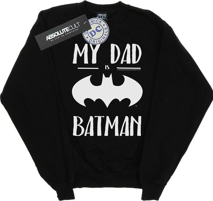 Actual product image Boys Batman My Dad Is Batman Sweatshirt (140, 146)