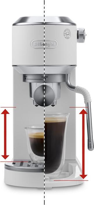 Productafbeelding De'Longhi DeLonghi Dedica Duo EC890.WI Siebträger Espressomaschine 0132106346