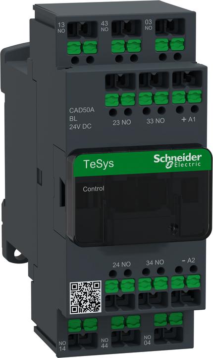 Actual product image Schneider Hilfsschütz 5S CAD50ABL Steuerkontakte Spule 24VDC geringe