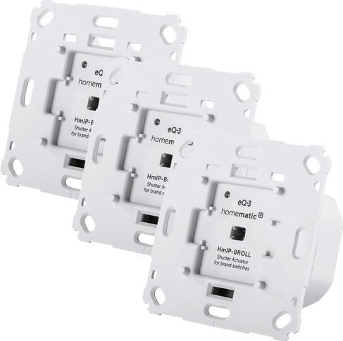 Produktbild Homematic IP Set Rolladenaktoren 3x BROLL-2 (Rolladenaktor)