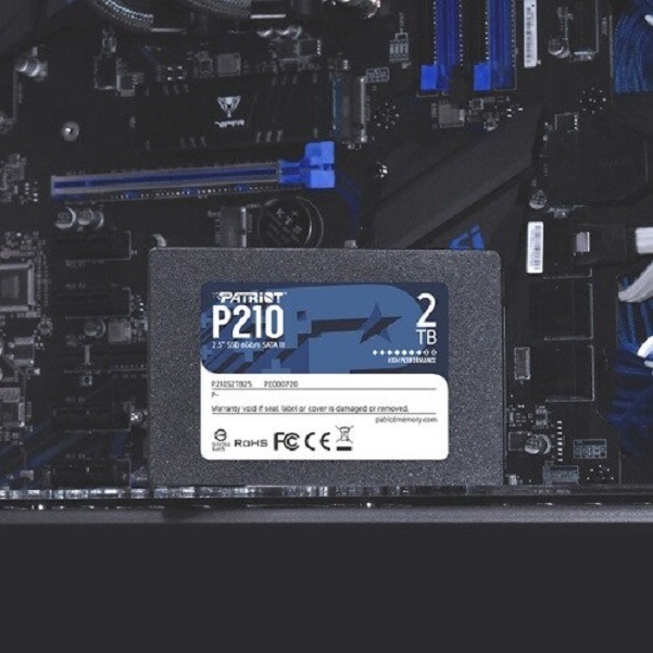 Produktbild Patriot SSD||P210|2TB|SATA 3.0|Schreibgeschwindigkeit 430 MByte (2000 GB, 2.5")