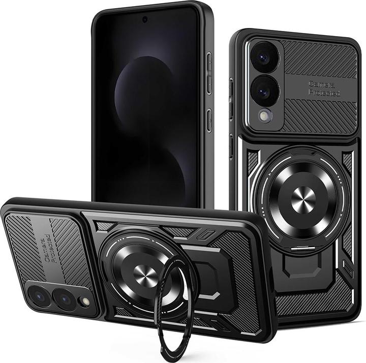 Produktbild Techsuit - RuggedCam - Samsung Galaxy S25 Edge - Black (Samsung Galaxy S25 Edge)