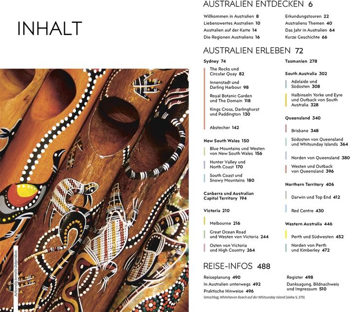 Productafbeelding Vis-à-Vis Reiseführer Australien (Duits, DK Reizen, DK Verlag - Reizen, 2025)