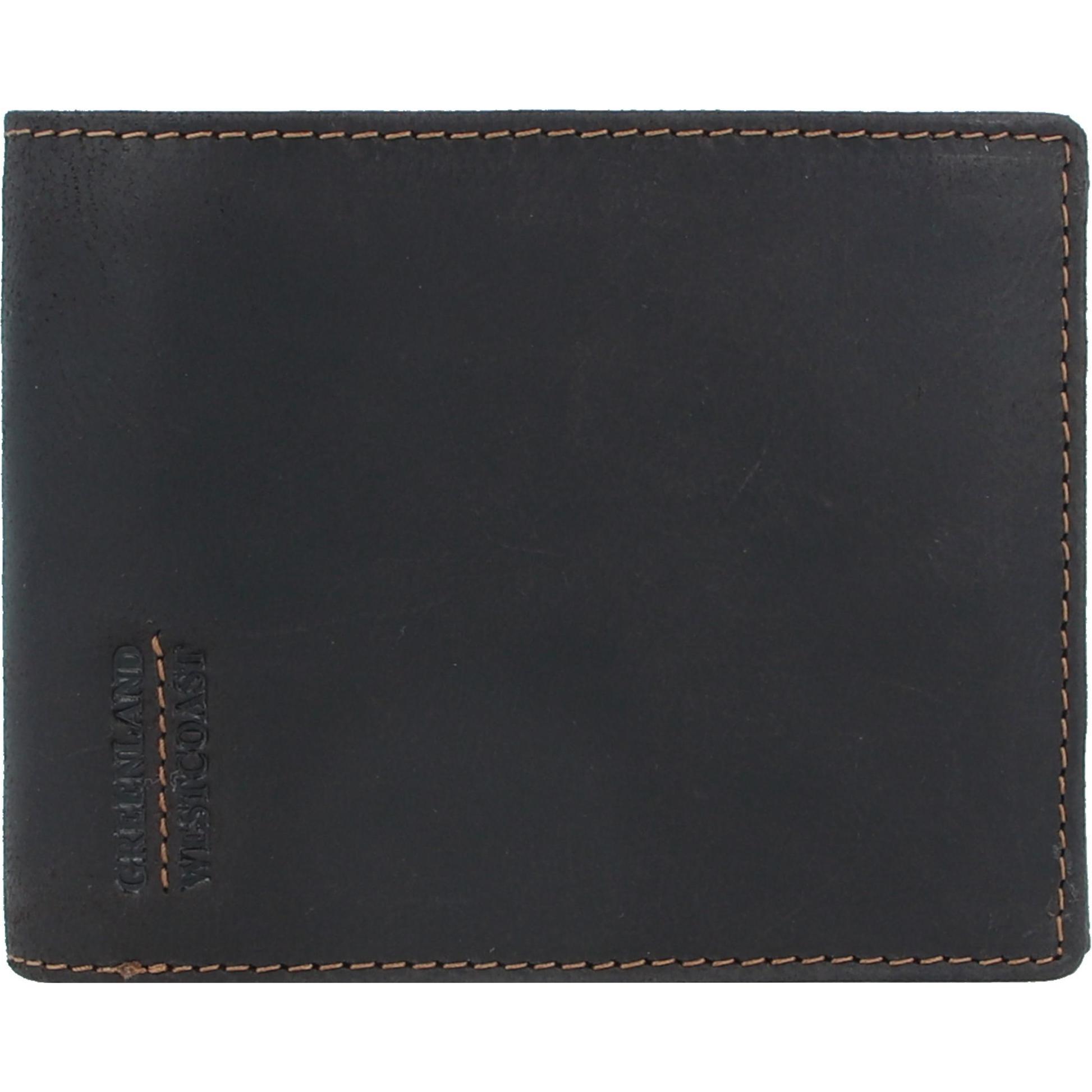 Greenland Nature, Herren, Portemonnaie, Westcoast Geldbörse Leder 11 cm, Braun