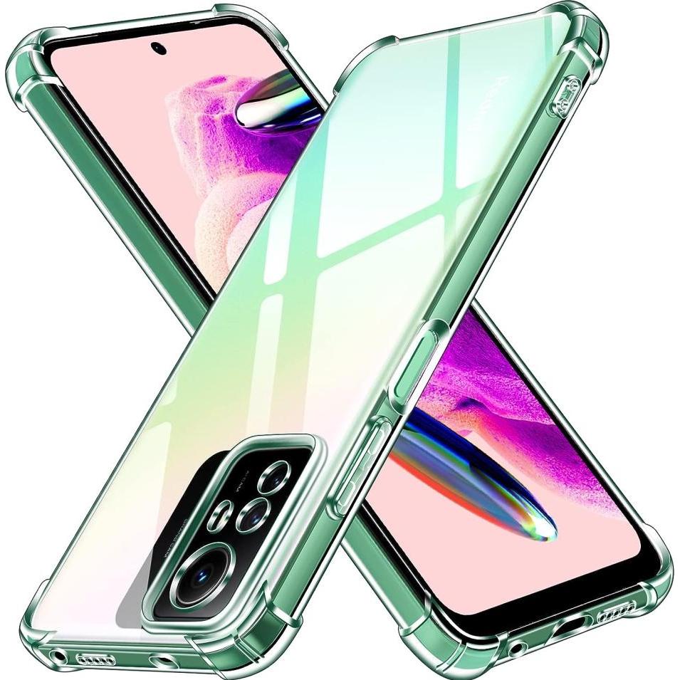 Screenguard Xiaomi Redmi Note 12S Hülle Crystal Soft Airbag Bumper (Xiaomi Redmi Note 12S), Smartphone Hülle, Transparen...