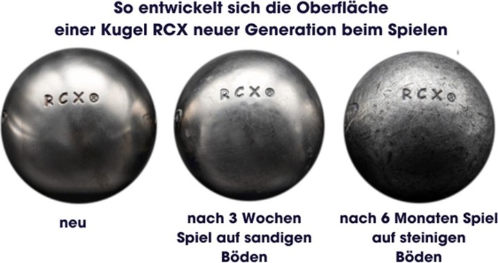 Actual product image Obut RCX pétanque competition balls (72 mm)