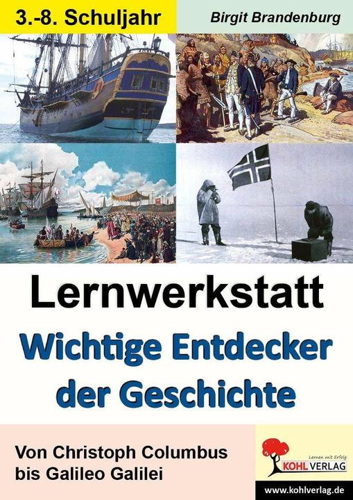 Produktbild Lernwerkstatt Wichtige Entdecker der Geschichte (Deutsch, Birgit Brandenburg, 2010)