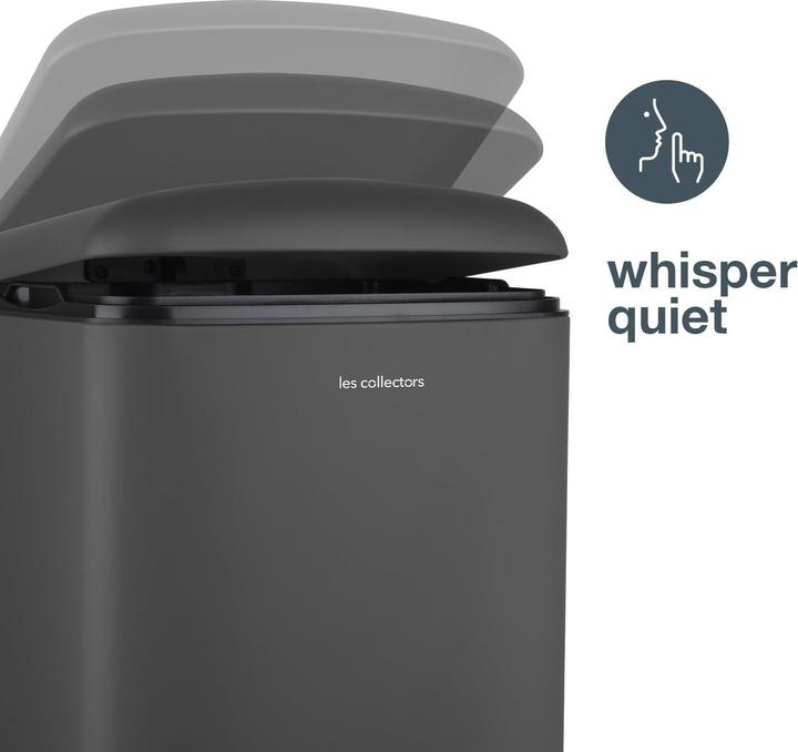 Produktbild Les Collectors Elegante Küchenabfalleimer mit Fusspedal und geräuschlosem Deckel (40 l)
