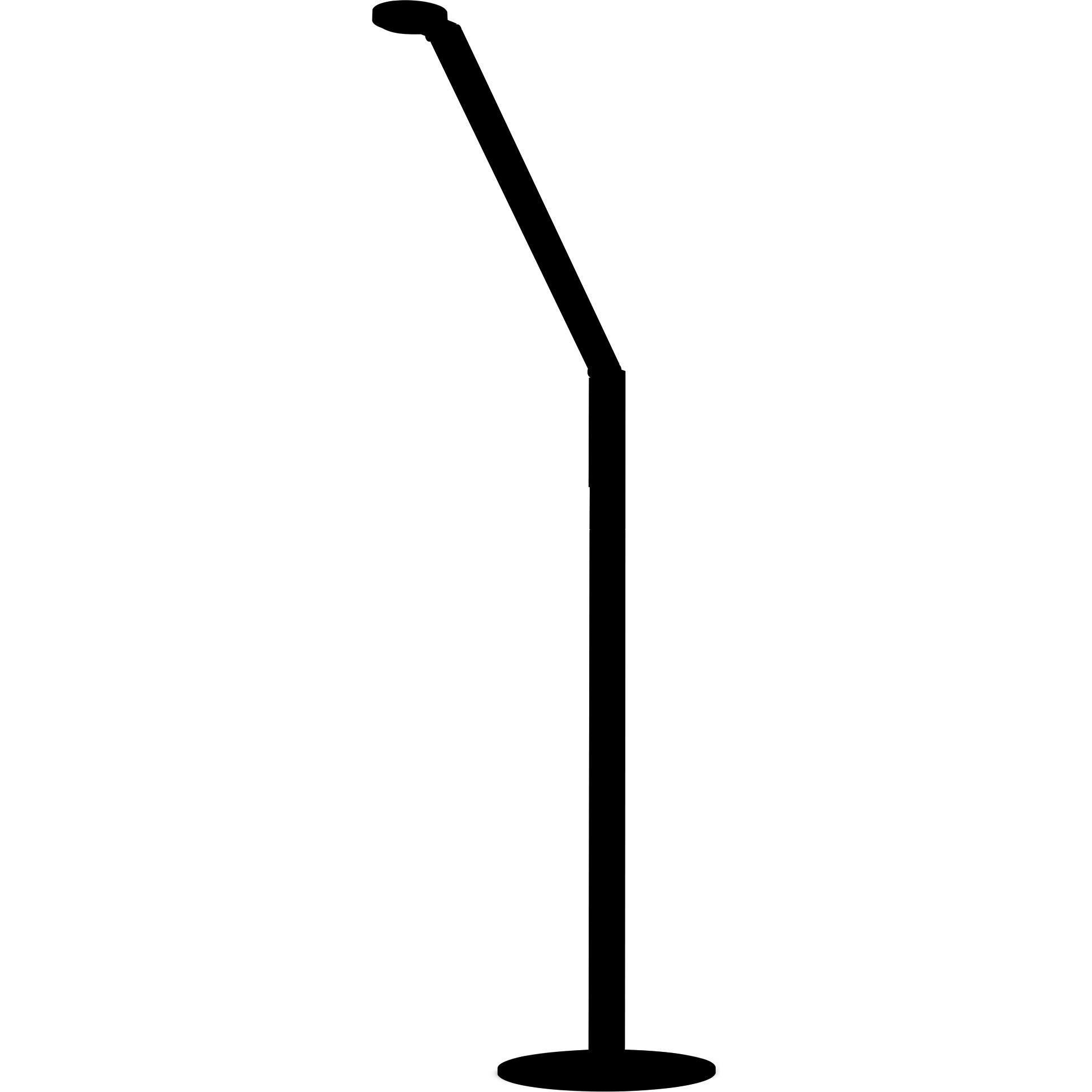 Luctra, Stehlampe, Floor 2 RADIAL LED Stehleuchte 945 lm schwarz (945 lm)