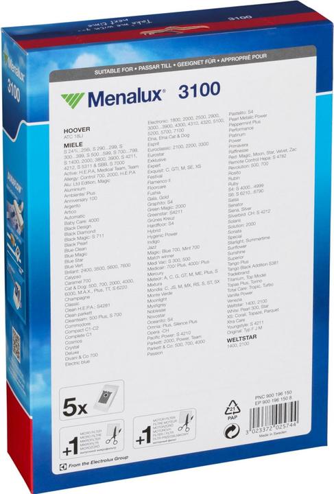 Produktbild Menalux Staubbeutel, 5 (5 x)