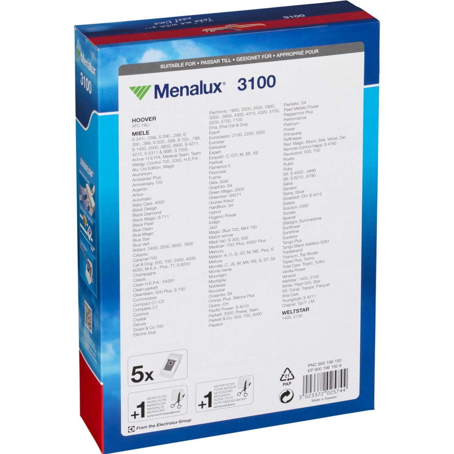 Thumbnail - Menalux Staubbeutel, 5, Staubsaugerbeutel