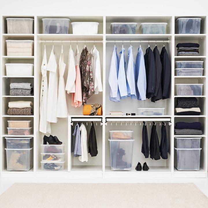 Actual product image Rotho Box 70 l with lid LONA Transparent (70 l)