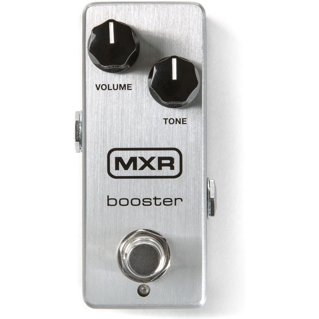 Jim Dunlop MXR Booster Mini M293 Guitar Pedal (Chitarra elettrica, Spigola), Pedale effetto, Nero