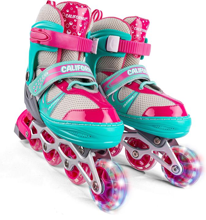 Produktbild California - Inliners w/light Size 31-34 - Green (24938)