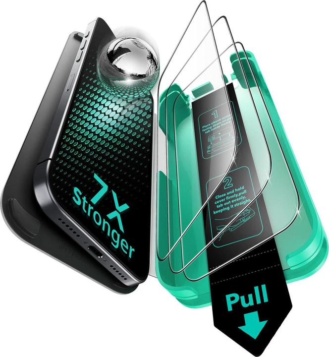 Produktbild ESR Armorite Screen Protector (3 Stk., Apple iPhone 17 Pro)