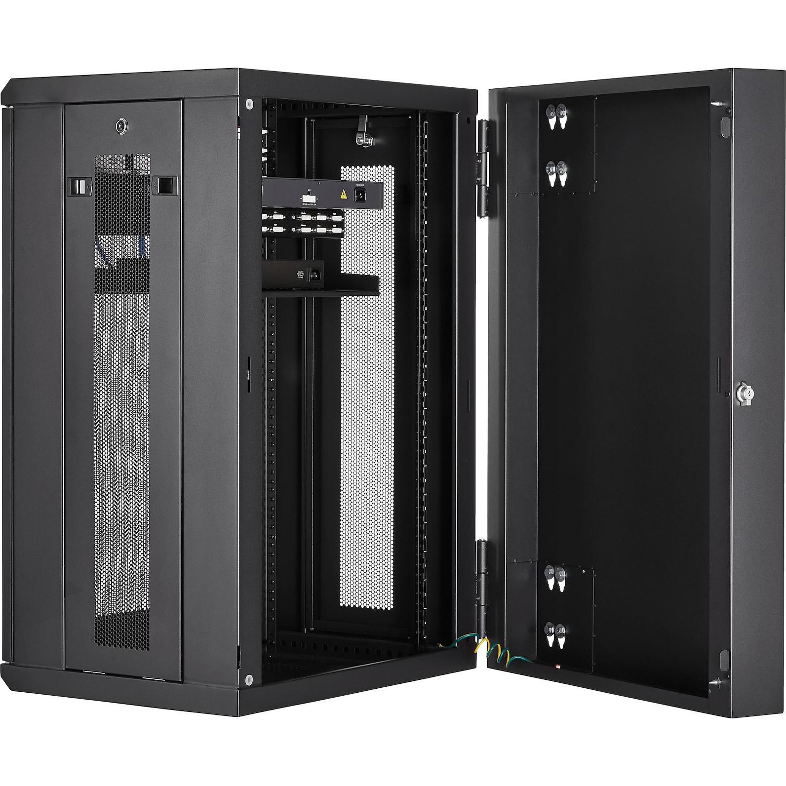 Thumbnail - StarTech Server Rack Enclosure 18he (18 HE, 19 Zoll Rack), Serverschrank, Schwarz
