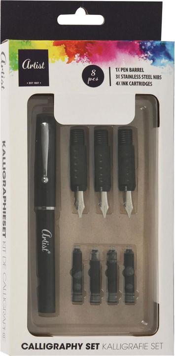 Kalligraphie-Set (Schwarz)