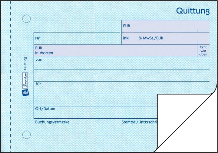 Image du produit Avery Reçu, TVA incluse (50 x)