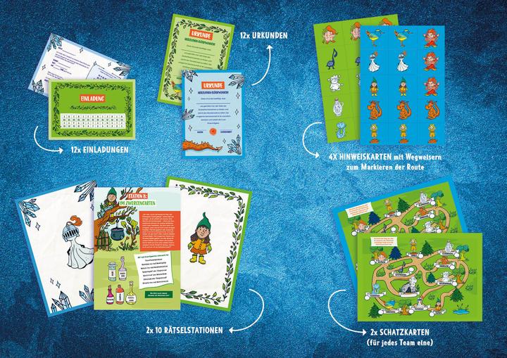 Immagine prodotto Set: Abenteuer Schnitzeljagd Wunderwald (Tedesco, Linn�a Bergstr�sser, 2022)