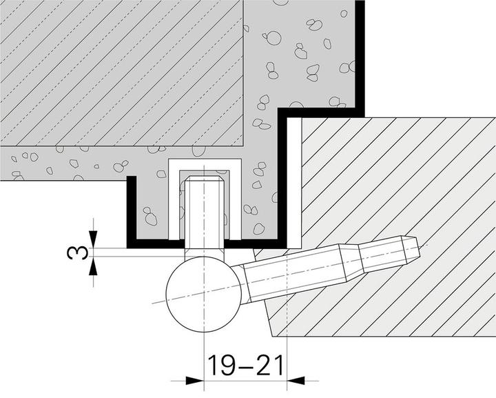 Actual product image Sassba Special centre section 11305 for steel frames