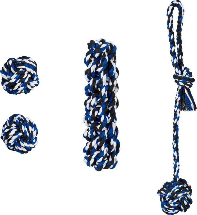 Relaxdays Set di giocattoli per cani (Cane giocattolo da tiro)