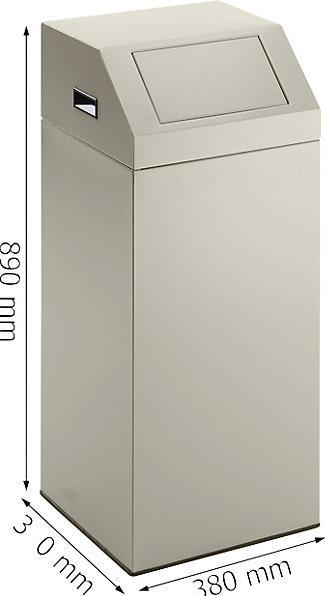 Actual product image eurokraft pro Recyclable waste collector (76 l)