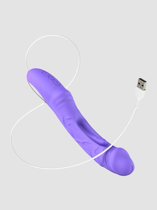 Image du produit Good Vibes Only Flax - Godemiché vibrant avec stimulateur du point G